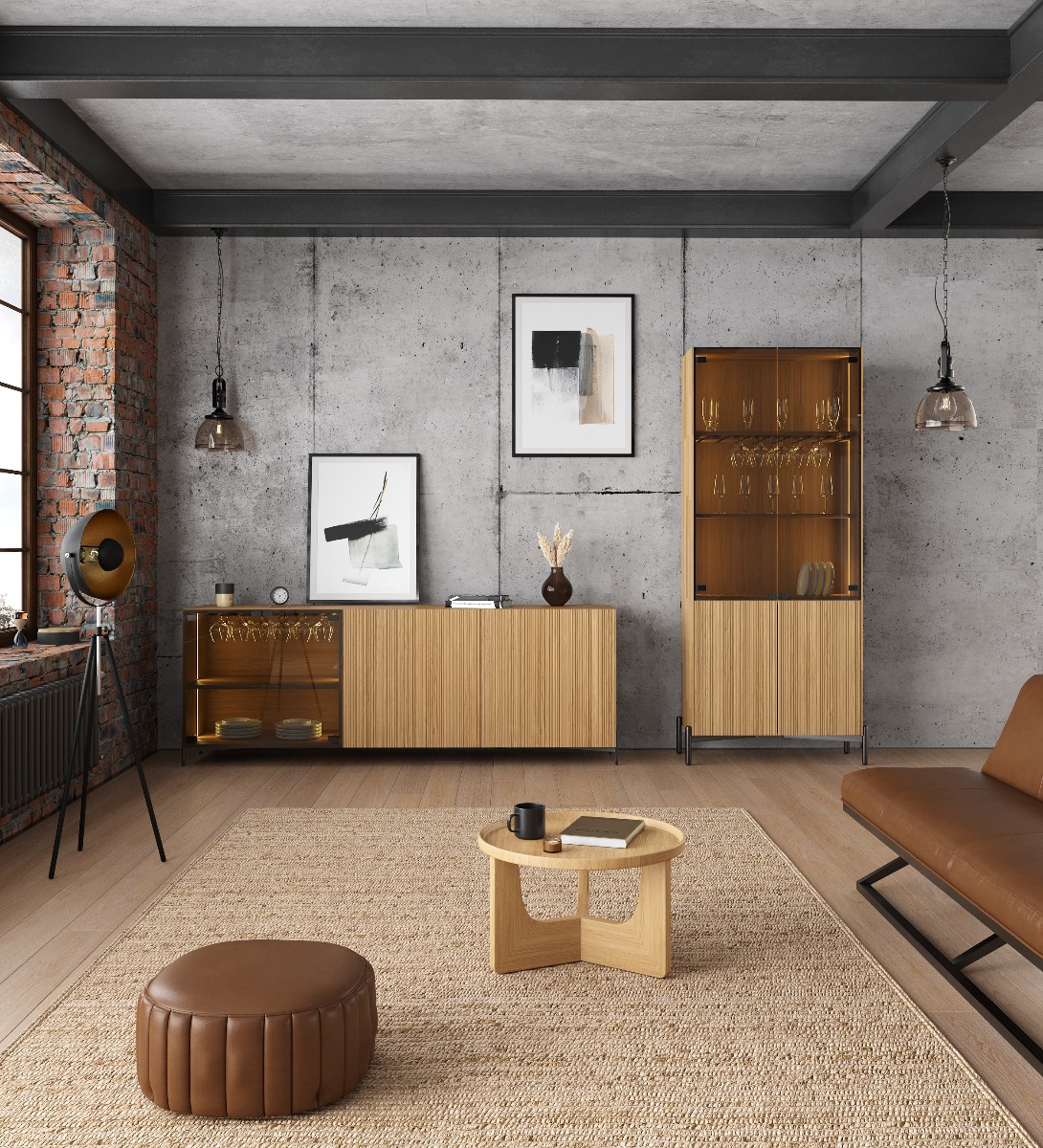 Loftowy salon