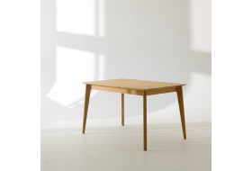 Stół Enkel nierozkładany z litego drewna dębowy