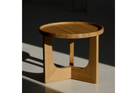 Stolik Hedmark mały dąb naturalny lity