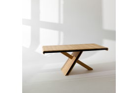 Dębowy Stół X nierozkładany