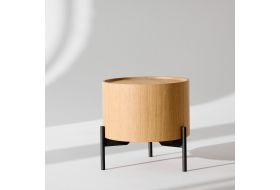 Stolik Larvi na nóżkach metalowych loftowy MAVEN Furniture