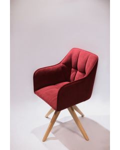 Krzesło obrotowe Modesta, z ekspozycji bordo