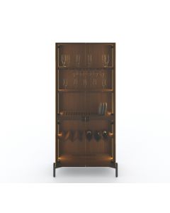 Witryna-bar z frontem szklanym