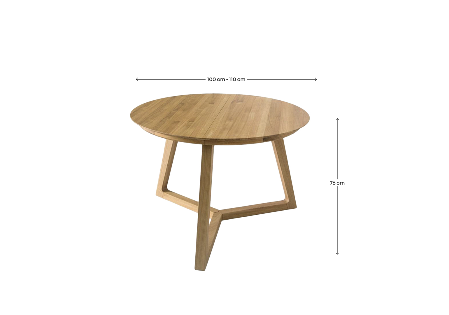 Stół Tondo nierozkładany wymiary